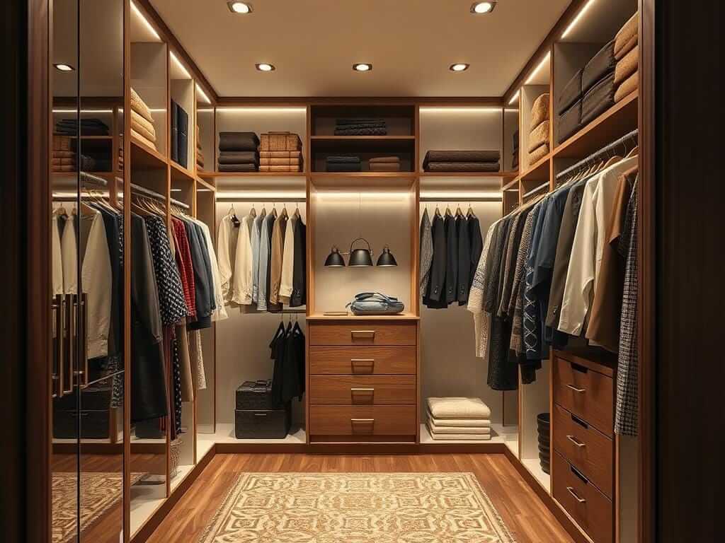 Гардеробная, в ней Выбираете премиум. А храните так, будто это временное решение. Заключение