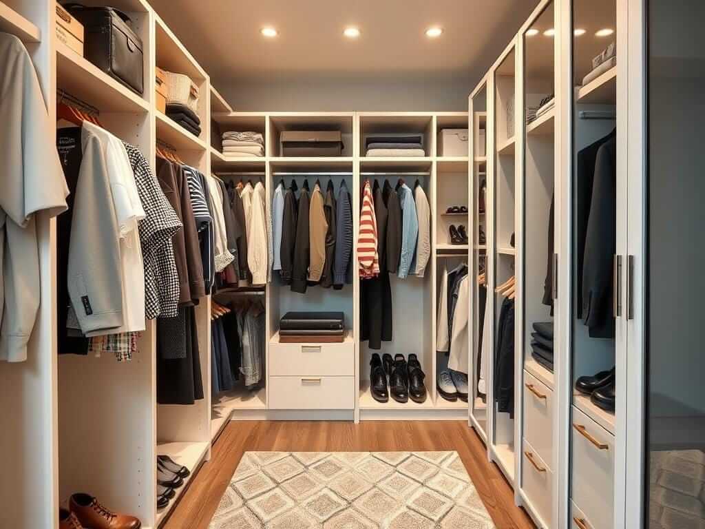 Гардеробная, в ней Даже один беспорядочный угол может испортить ощущение всего пространства. Гардеробная купить: что важно учесть?