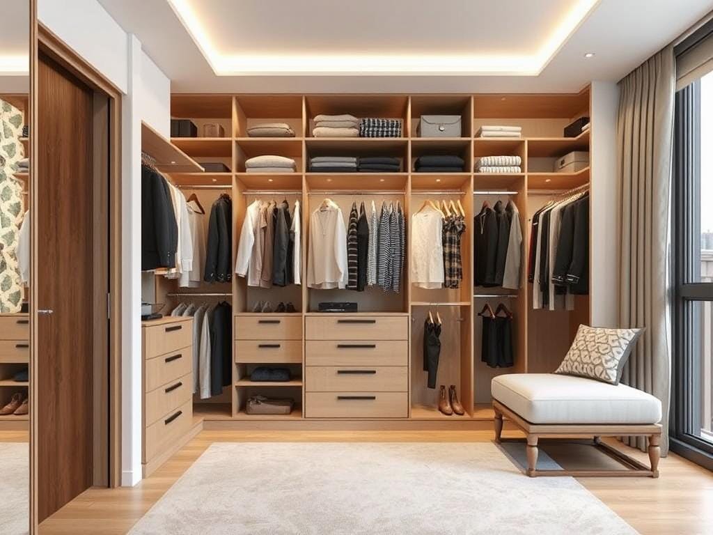 Гардеробная, Гардеробная на балконе — реальность. Возможны варианты с объединением и расширением.. Размеры гардеробной и что с ними делать