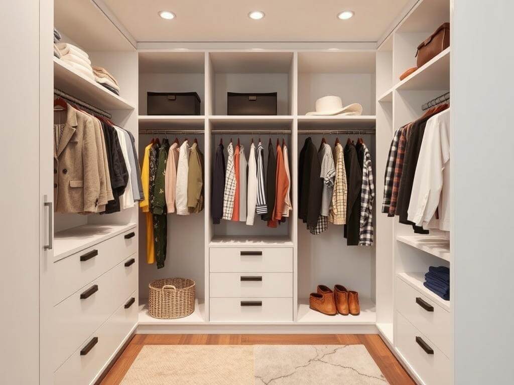 Гардеробная, в ней Вы не забыли про порядок. Но так и не сделали его частью пространства. Как сделать так, чтобы гардеробная стала другом, а не испытанием?