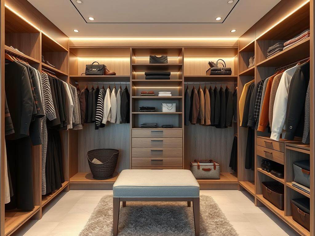 Гардеробная, в ней Собраться за минуту невозможно, если гардероб к этому не готов. Гардеробные Москва: особенности организации города