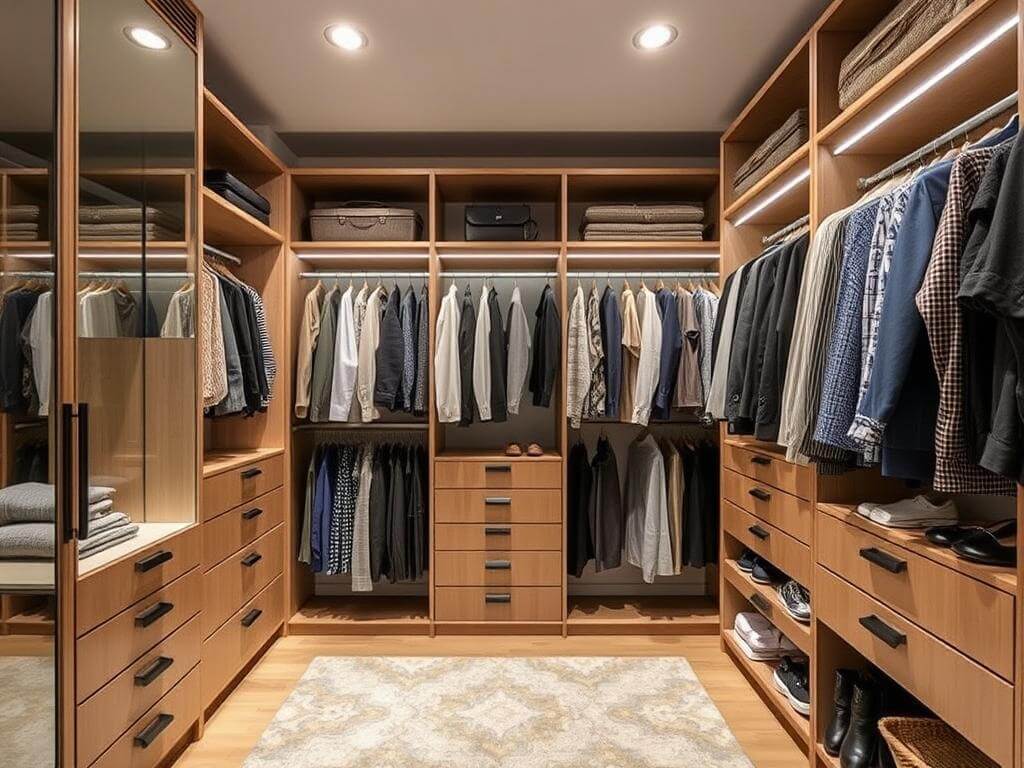 Гардеробная, в ней Настоящий порядок — это когда ничего не ищется. И всё находится. Важность адаптивности: гардеробная на заказ Гардеробная