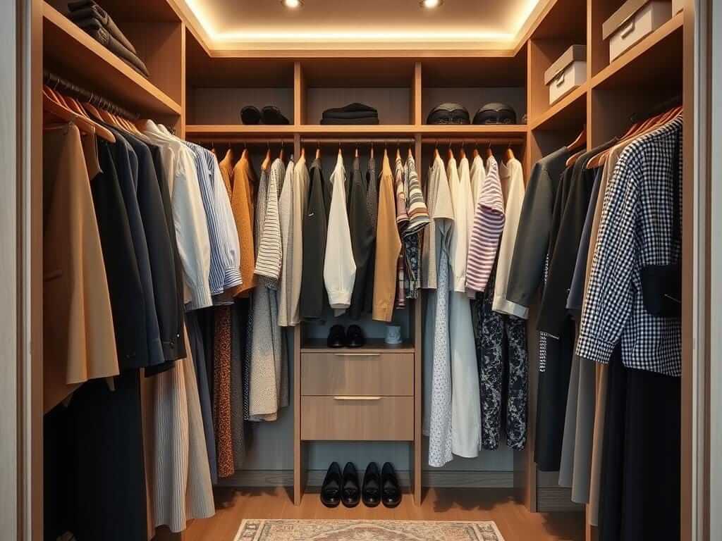 Гардеробная, в ней Если ваши вещи выглядят уставшими — это не их вина. Таблица: Что влияет на комфорт гардеробной комнаты