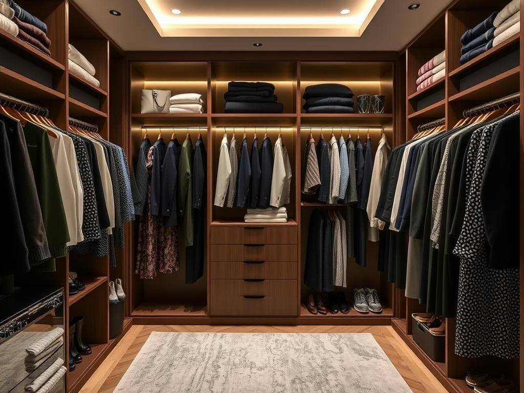 Гардеробная, в ней Почему дорогая одежда не должна жить в компромиссной гардеробной. Двери в гардеробную — больше, чем просто разделитель