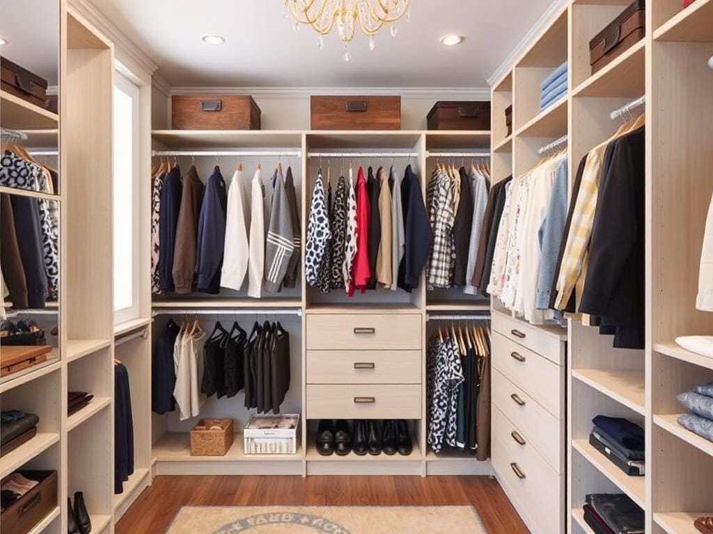 Островная гардеробная Островная гардеробная