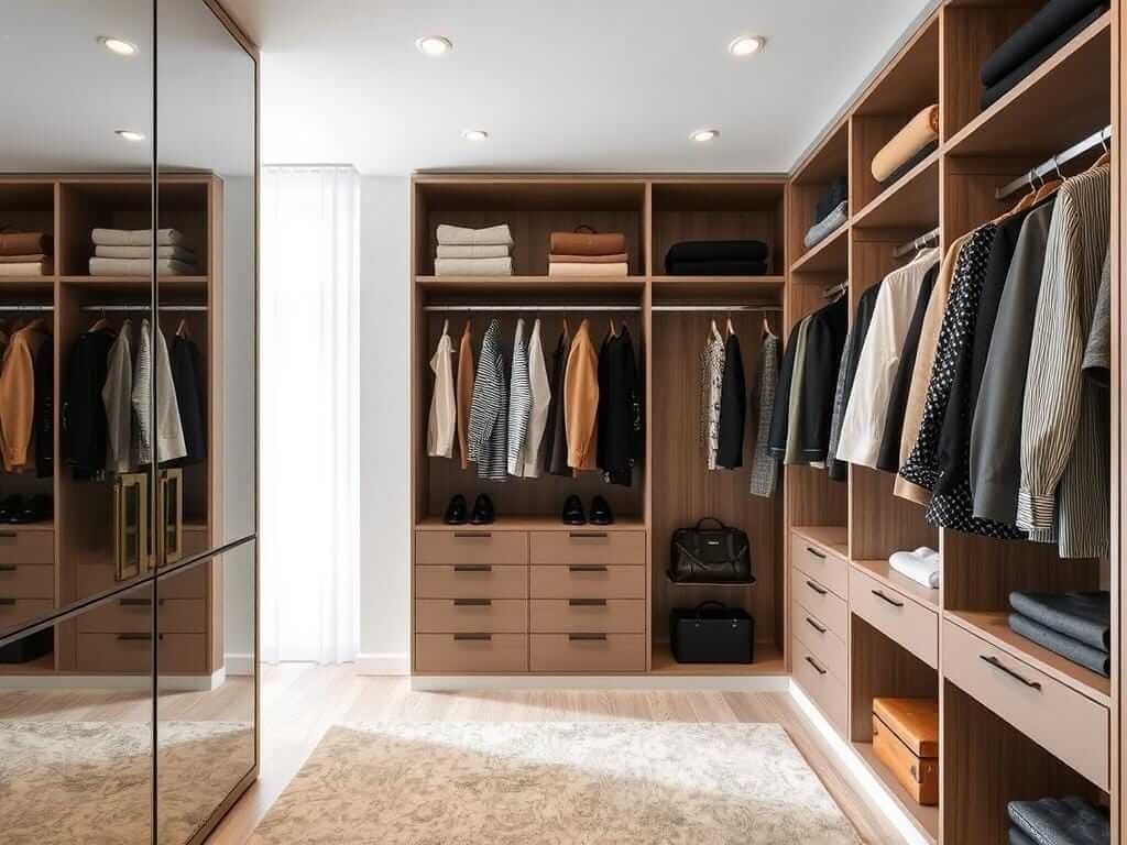 Гардеробная, в ней Выбор занимает секунды, когда система уже выстроена. Гардеробные Москва: тенденции и особенности городских решений