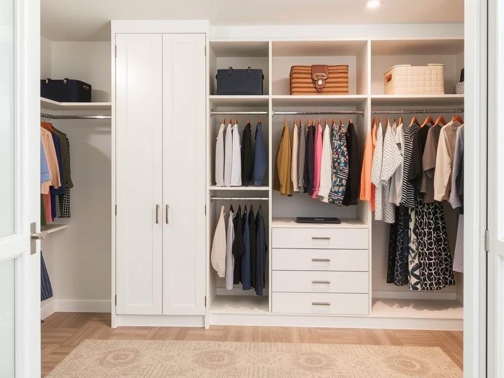Гардеробная, в ней Организованное пространство снижает количество решений в день. Как грамотно выбрать гардеробную систему Гардеробная