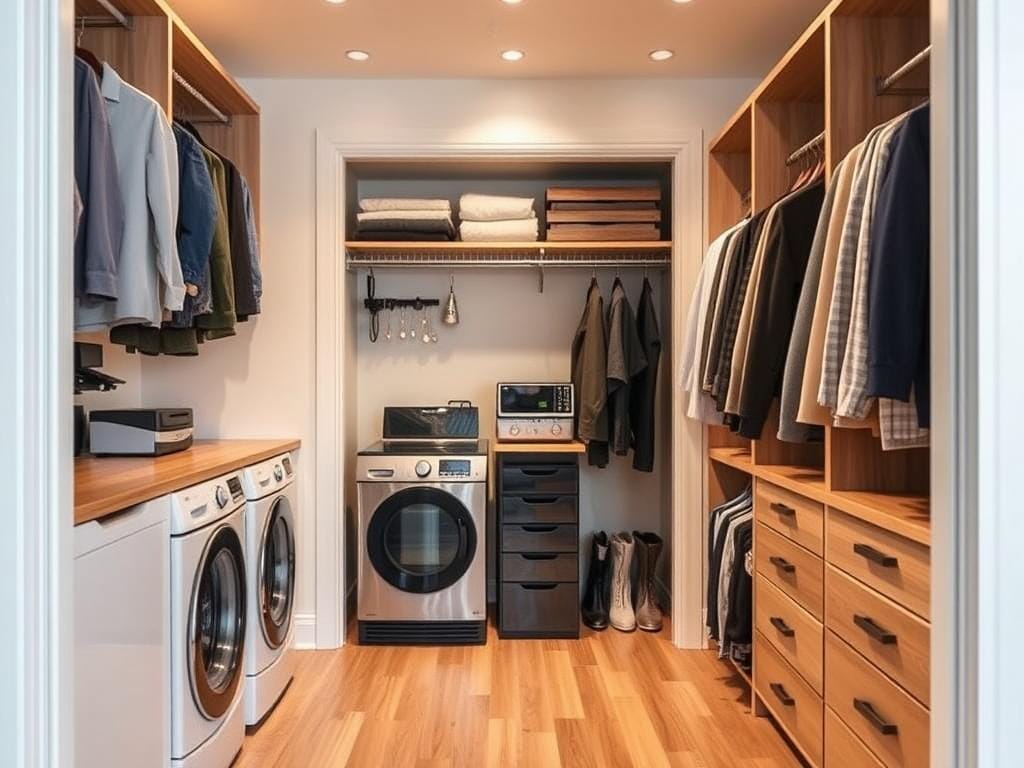 Гардеробная, Если внутри гардеробной техника — нужна вентиляция, гидроизоляция, безопасность.. Безопасность в гардеробной с техникой: правила, которых стоит придерживаться Гардеробная с техникой