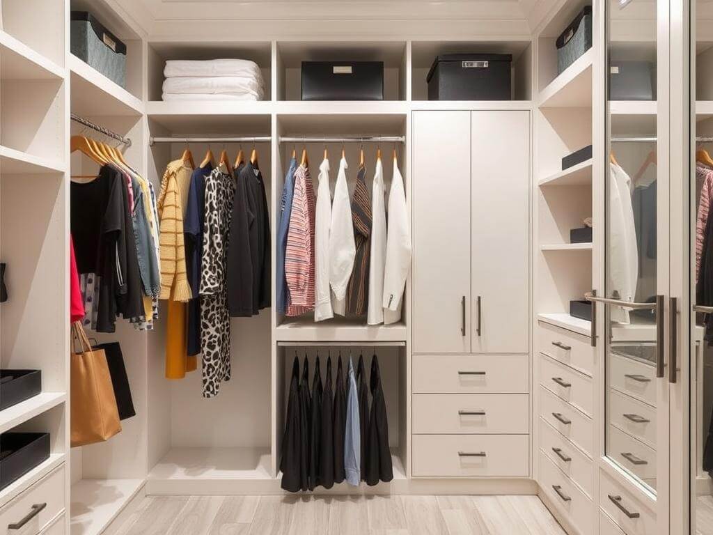 Гардеробная, в ней Без системы одежда теряет форму, вид и шанс быть частью образа. Гардеробная на заказ: почему это стоит вложений