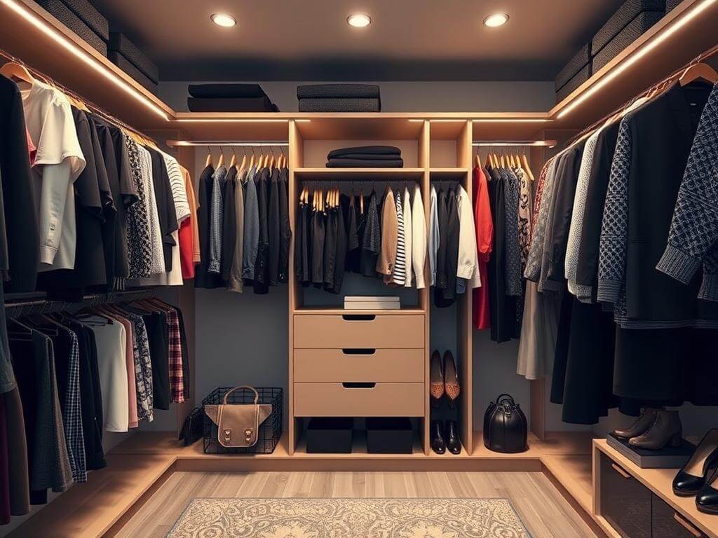 Гардеробная, в ней Хранение без системы — как архив без алфавита. Особенности хранения без системы: почему так нельзя