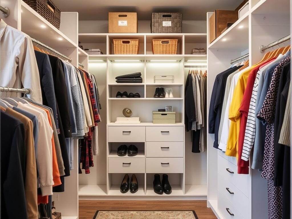 Гардеробная, в ней Пространство, где вещи живут — не выживают. Особенности ухода и поддержания порядка в гардеробной комнате