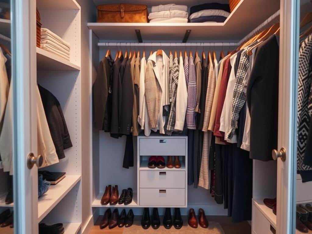 Гардеробная, в ней Собраться за минуту невозможно, если гардероб к этому не готов. Лайфхак, который изменит ваше утро