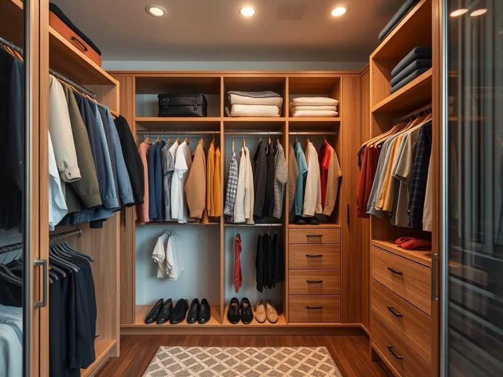 Гардеробная, в ней Вы не теряете вещи. Вы теряете энергию, пока их ищете. Сводная таблица преимуществ гардеробной системы на заказ