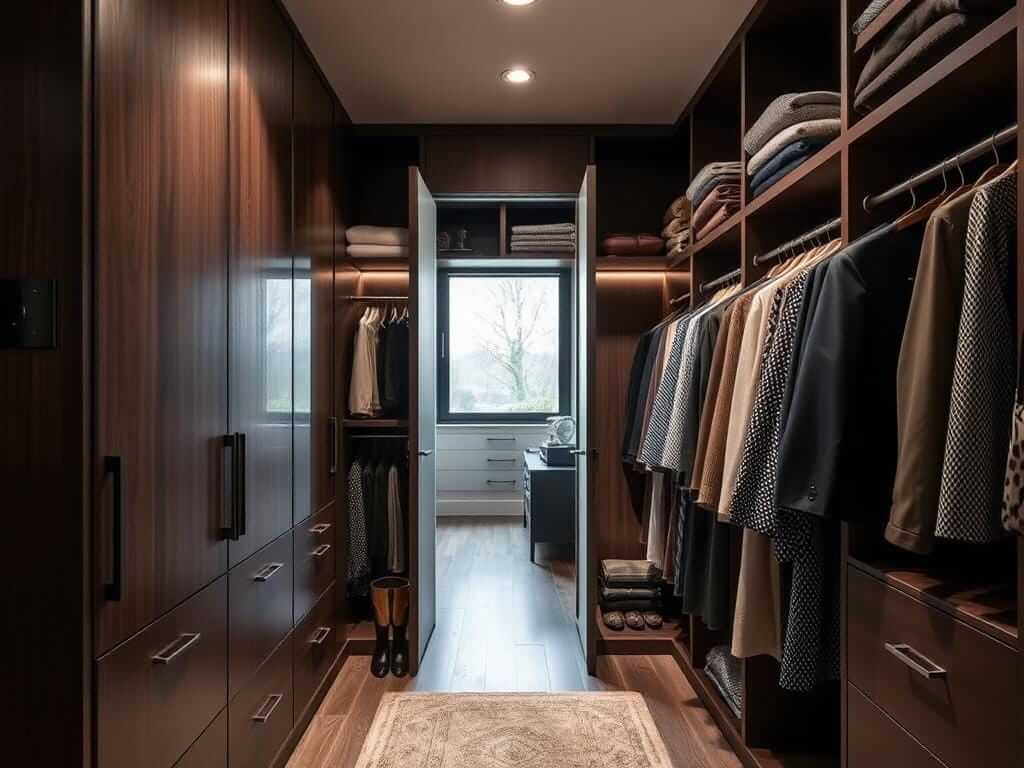 Гардеробная, в ней Вы не обязаны любить порядок — и можете его даже ненавидеть. Но он должен быть. Важность дверей в гардеробную: отделить или соединить? Гардеробная