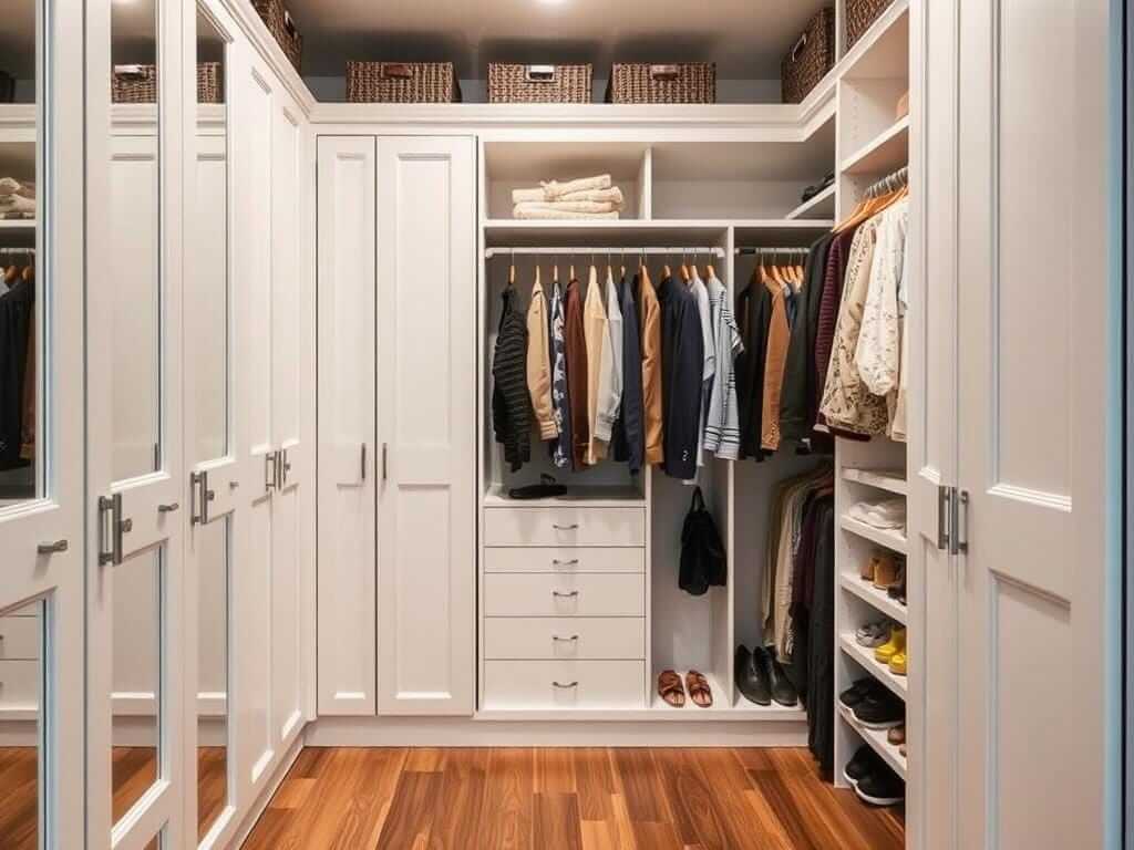 Гардеробная, в ней Вы не теряете вещи. Вы теряете энергию, пока их ищете. Стиль и функциональность: двери в гардеробную