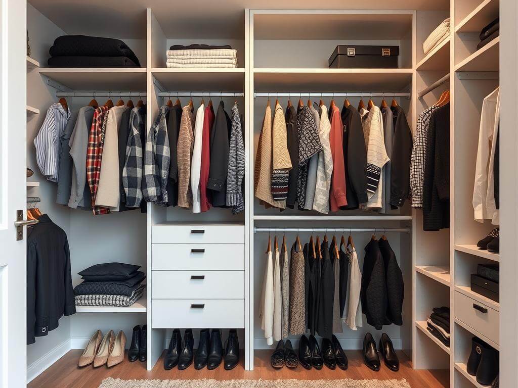 Гардеробная, в ней Одна вещь без места — и вы тратите 5 минут на всё утро. Принцип «тихой» гардеробной Гардеробная