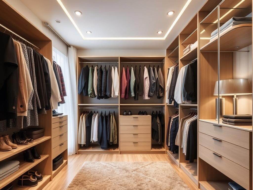 Гардеробная, в ней Если с утра вы тратите силы на поиск — это не день, а сопротивление. Как правильно выбрать гардеробную систему и шкаф гардеробная