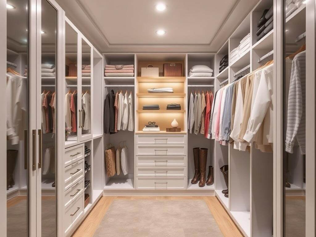 Гардеробная, в ней Сделать красиво — не сложно. Сложно сделать, чтобы работало. Что включает в себя гардеробная на заказ?