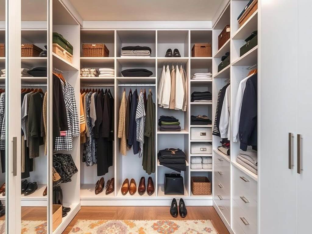 Гардеробная, в ней Ваша внешность начинается не с зеркала. А с того, как вещи лежат. Искусство порядка: гардеробная в деталях