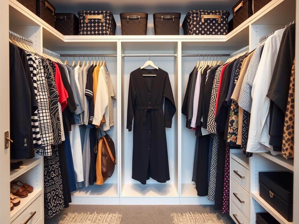 Гардеробная, в ней Настоящий порядок — это когда ничего не ищется. И всё находится. Лайфхак: используйте визуальные метки и системы разделения Гардеробная