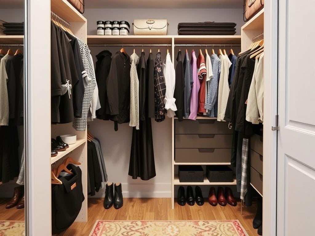 спланировать гардеробную