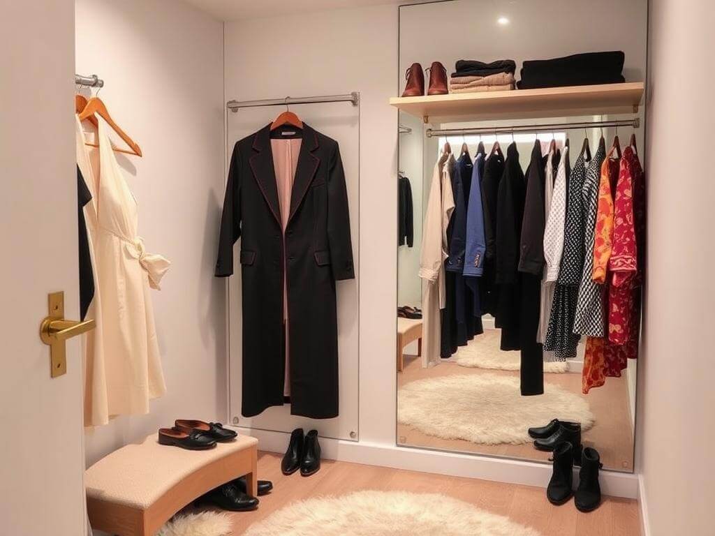 Гардеробная, в ней Ваша внешность начинается не с зеркала. А с того, как вещи лежат. Заключение