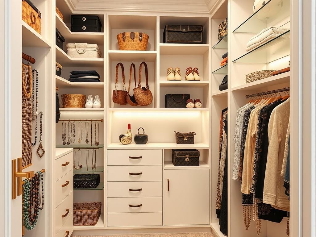 Гардеробная, Маленькая гардеробная — тоже шанс организовать украшения: крючки, полки, витрины.. Как не ошибиться с размерами и выбором мебели для маленькой гардеробной Гардеробная, Маленькая гардеробная — тоже шанс организовать украшения: крючки, полки, витрины.. Как не ошибиться с размерами и выбором мебели для маленькой гардеробной