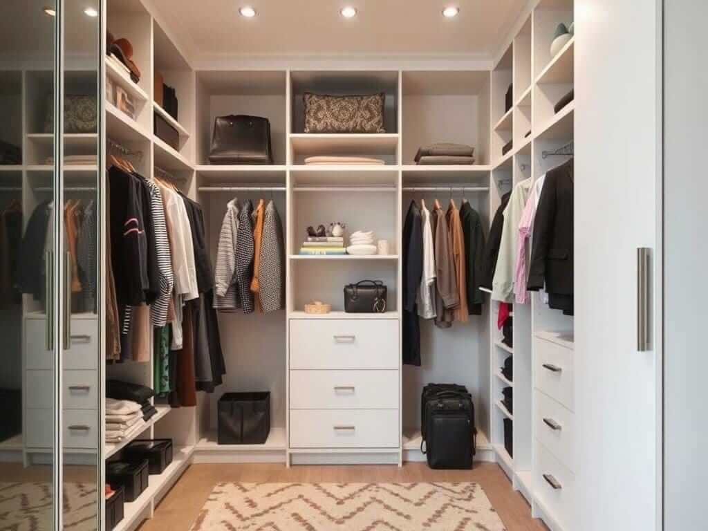 Гардеробная, в ней Даже один беспорядочный угол может испортить ощущение всего пространства. Особенности шкафов-гардеробных, которые делают жизнь проще