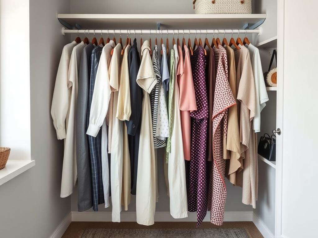 Гардеробная, в ней Одежда не просит многого. Только не быть смятой и забытой. Лайфхак: хранение одежды с умом