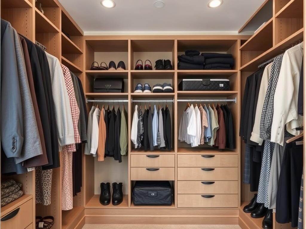 Гардеробная, в ней Непродуманное хранение — главная причина повторных покупок. Ошибка многих: гардеробная комната без учета привычек владельцев