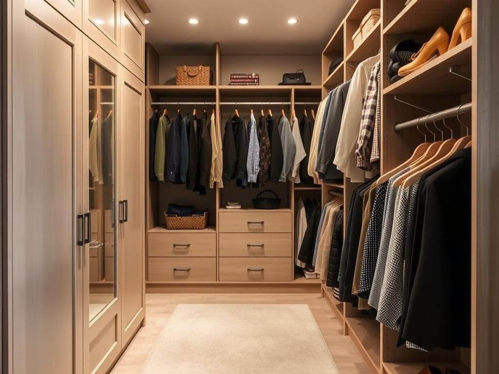 Гардеробная, в ней Хранение — это не “дополнение”. Это основа повседневного удобства. Гардеробная комната как часть дома: не просто мебель, а пространство жизни