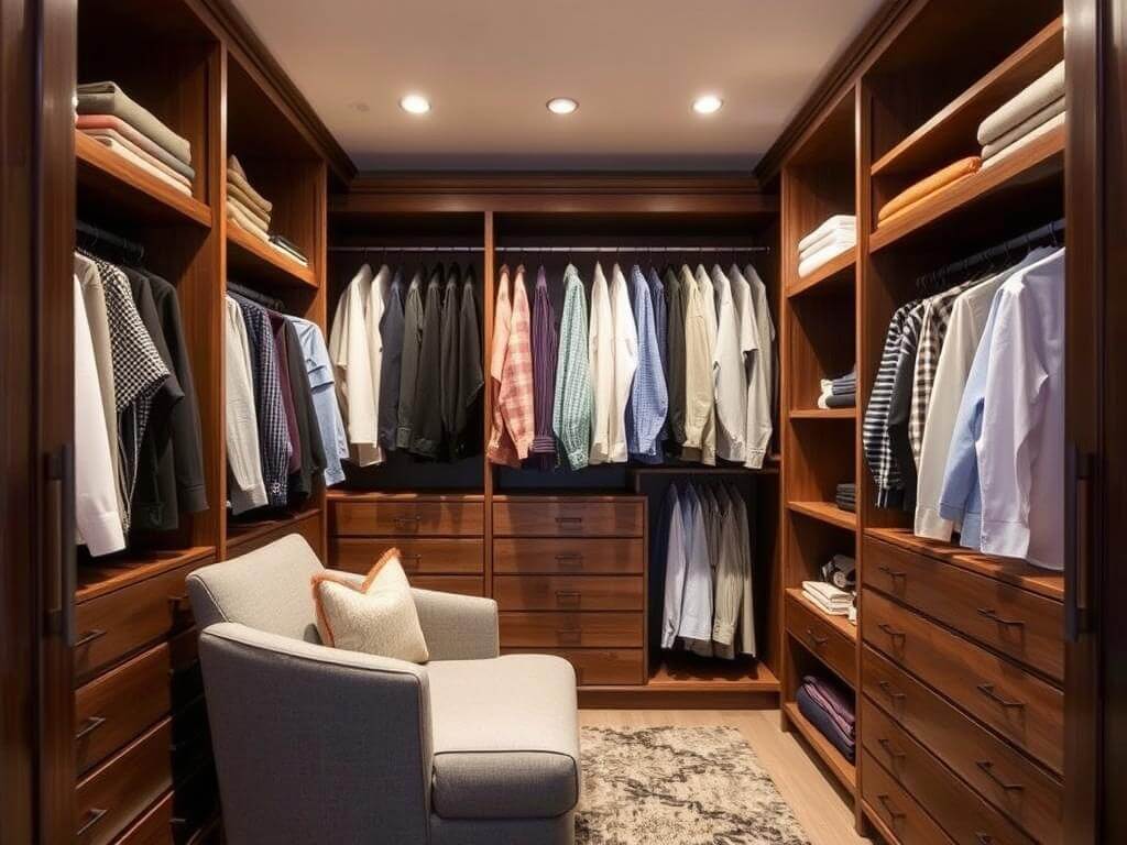 Гардеробная, в ней Комфорт — это когда не приходится думать, где искать рубашку. Выбор дверей для гардеробной — важный этап Гардеробная, в ней Комфорт — это когда не приходится думать, где искать рубашку. Выбор дверей для гардеробной — важный этап