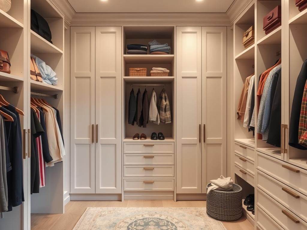 Гардеробная, в ней То, как вы храните — влияет на то, как вы выглядите. Двери в гардеробную — не просто защита, а элемент настроения