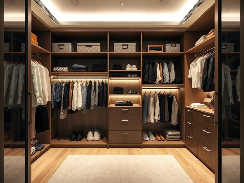 Гардеробная, в ней Если вам нужен порядок только снаружи — это не порядок. Двери в гардеробную — функциональность и настроение Гардеробная, в ней Если вам нужен порядок только снаружи — это не порядок. Двери в гардеробную — функциональность и настроение