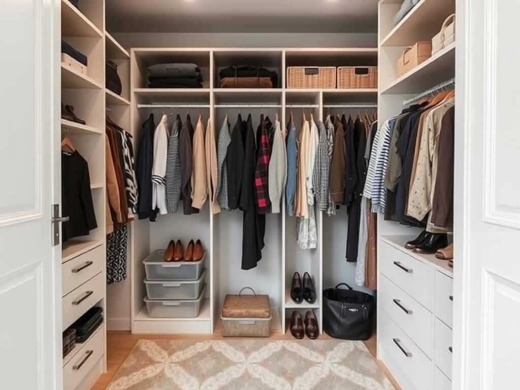 Гардеробная, в ней Даже один беспорядочный угол может испортить ощущение всего пространства. Таблица: сравнение типов гардеробных систем