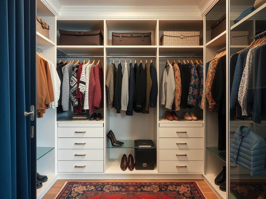 Гардеробная, в ней Хранение без системы — как архив без алфавита. Гардеробные в Москве — почему это важно здесь и сейчас