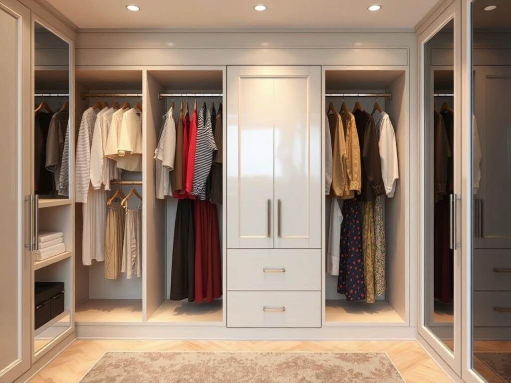 Гардеробная, в ней Одежда, лишённая пространства, теряет свою ценность. Секреты пространства: как двери меняют восприятие