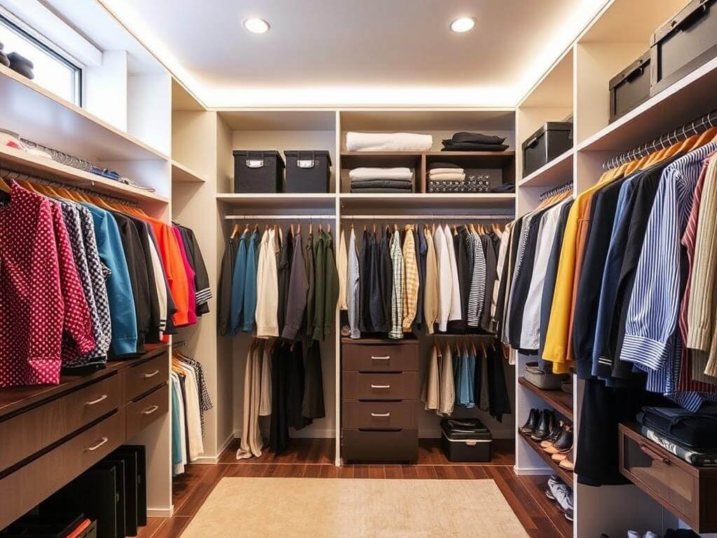 Гардеробная, в ней Организованное пространство снижает количество решений в день. Как организованное пространство снижает количество решений в день Гардеробная