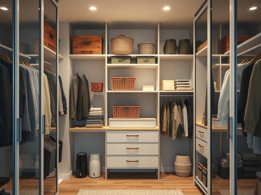 Гардеробная, в ней Хранение без системы — как архив без алфавита. Практические советы, чтобы начать менять ситуацию