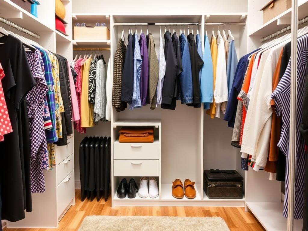 Гардеробная, в ней Организованное пространство снижает количество решений в день. Полезный лайфхак: как начать организовывать гардеробную Гардеробная