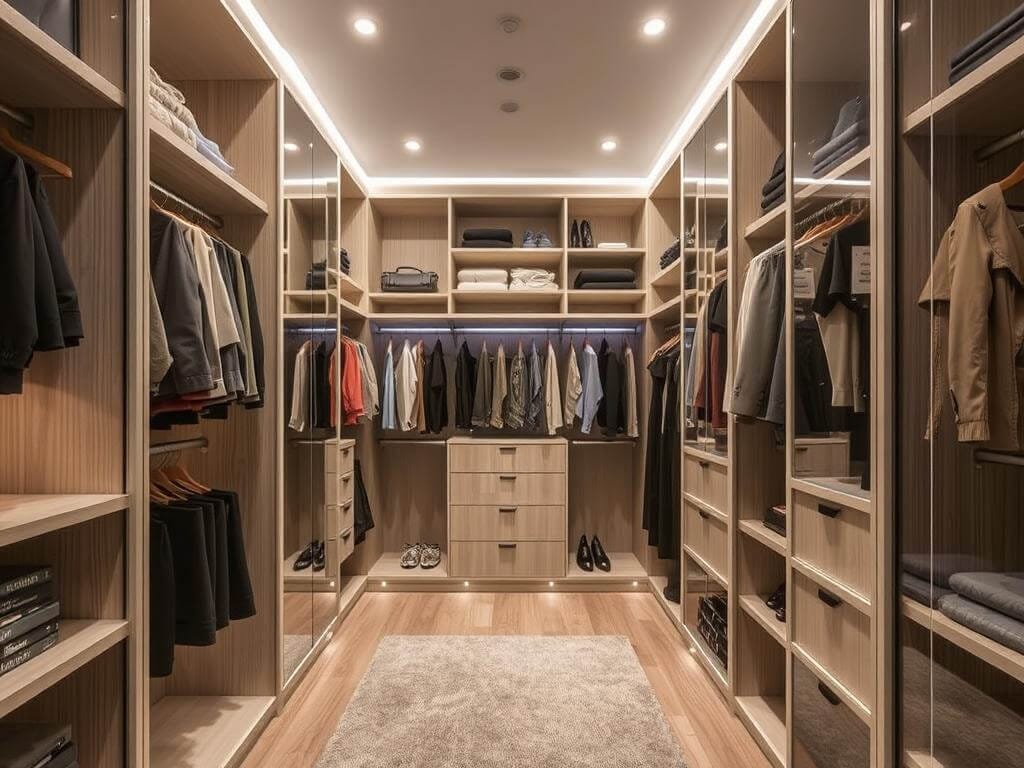 Гардеробная, в ней Продуманная гардеробная — это инвестиция, а не просто мебель. Что скрывается за универсальным понятием «гардеробная система»?