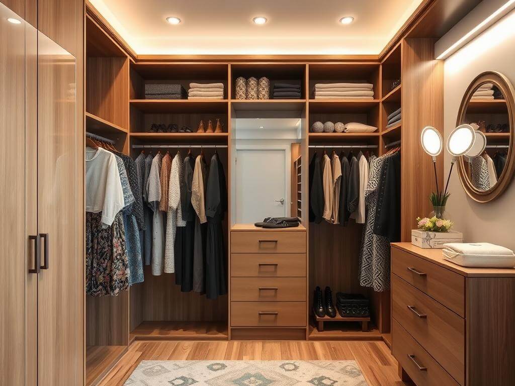 Гардеробная, в ней Ваша внешность начинается не с зеркала. А с того, как вещи лежат. Таблица: основные типы гардеробных систем и их особенности