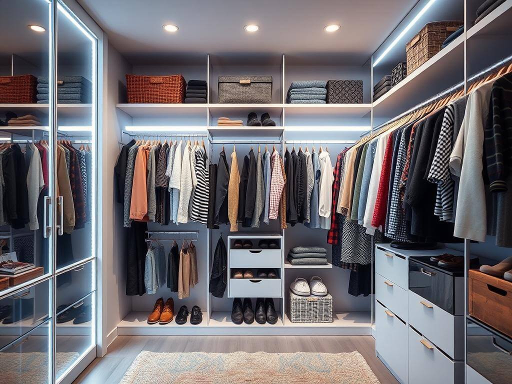 Гардеробная, в ней Если с утра вы тратите силы на поиск — это не день, а сопротивление. Заключение