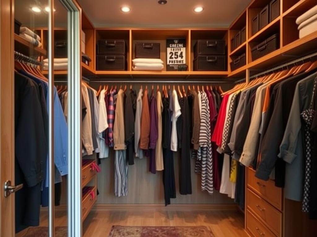 Гардеробная, в ней Организованное пространство снижает количество решений в день. Заключение Гардеробная