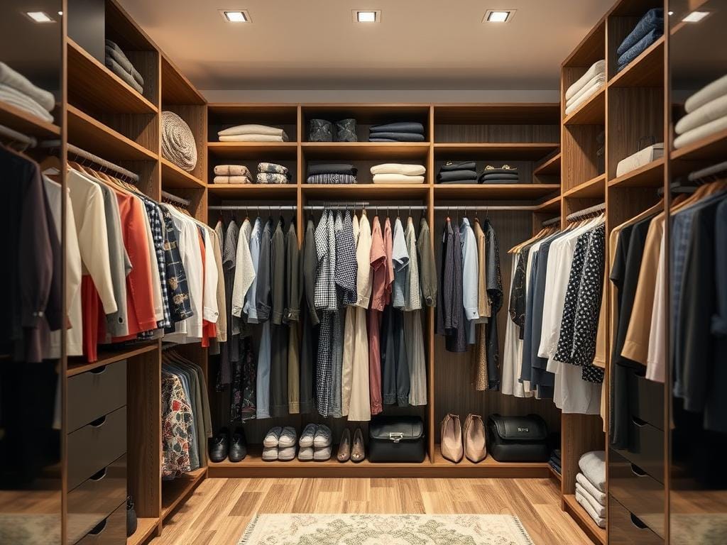 Типы гардеробных систем для дома Типы гардеробных систем для дома