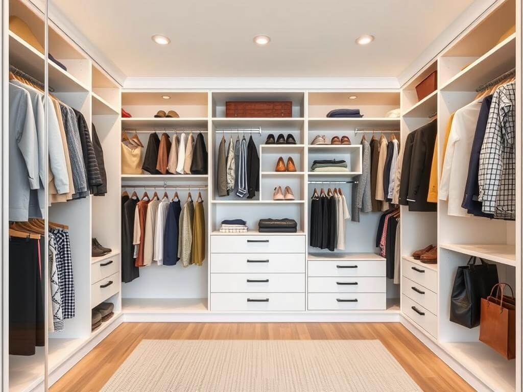 Гардеробная, в ней Продуманная гардеробная — это инвестиция, а не просто мебель. Разница между стандартной и дизайнерской гардеробной — наглядно