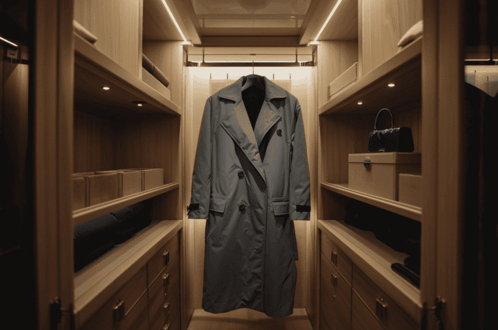 Пальто из синтетики