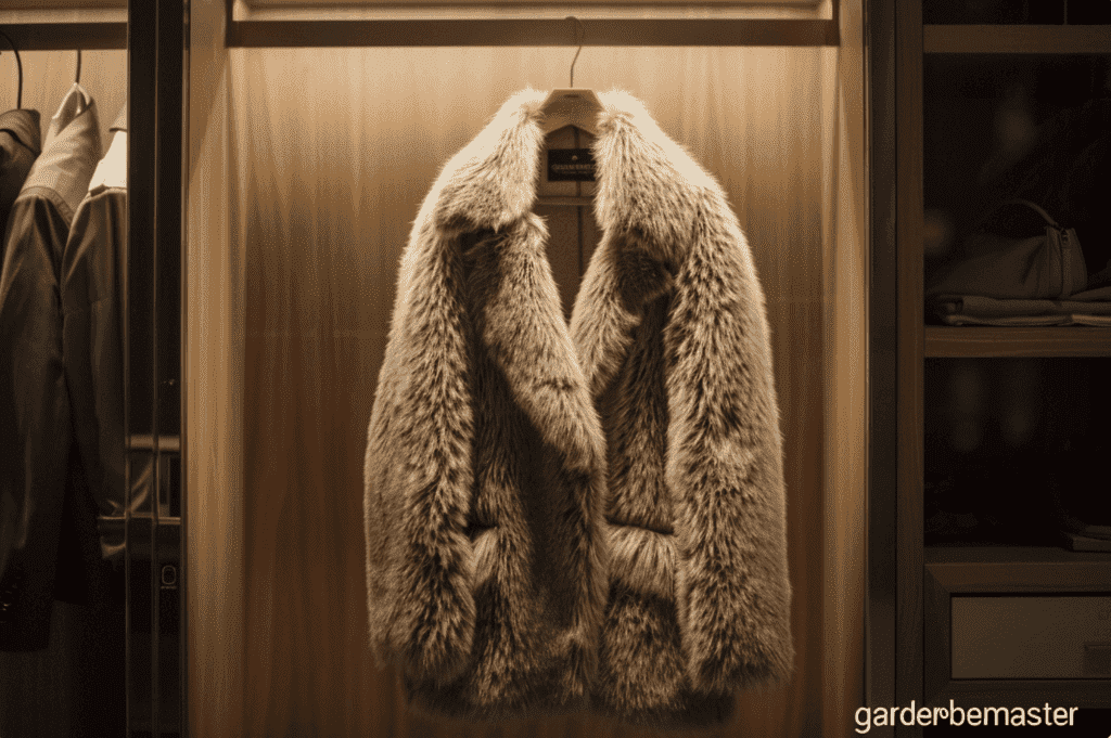 Шуба из искусственного меха