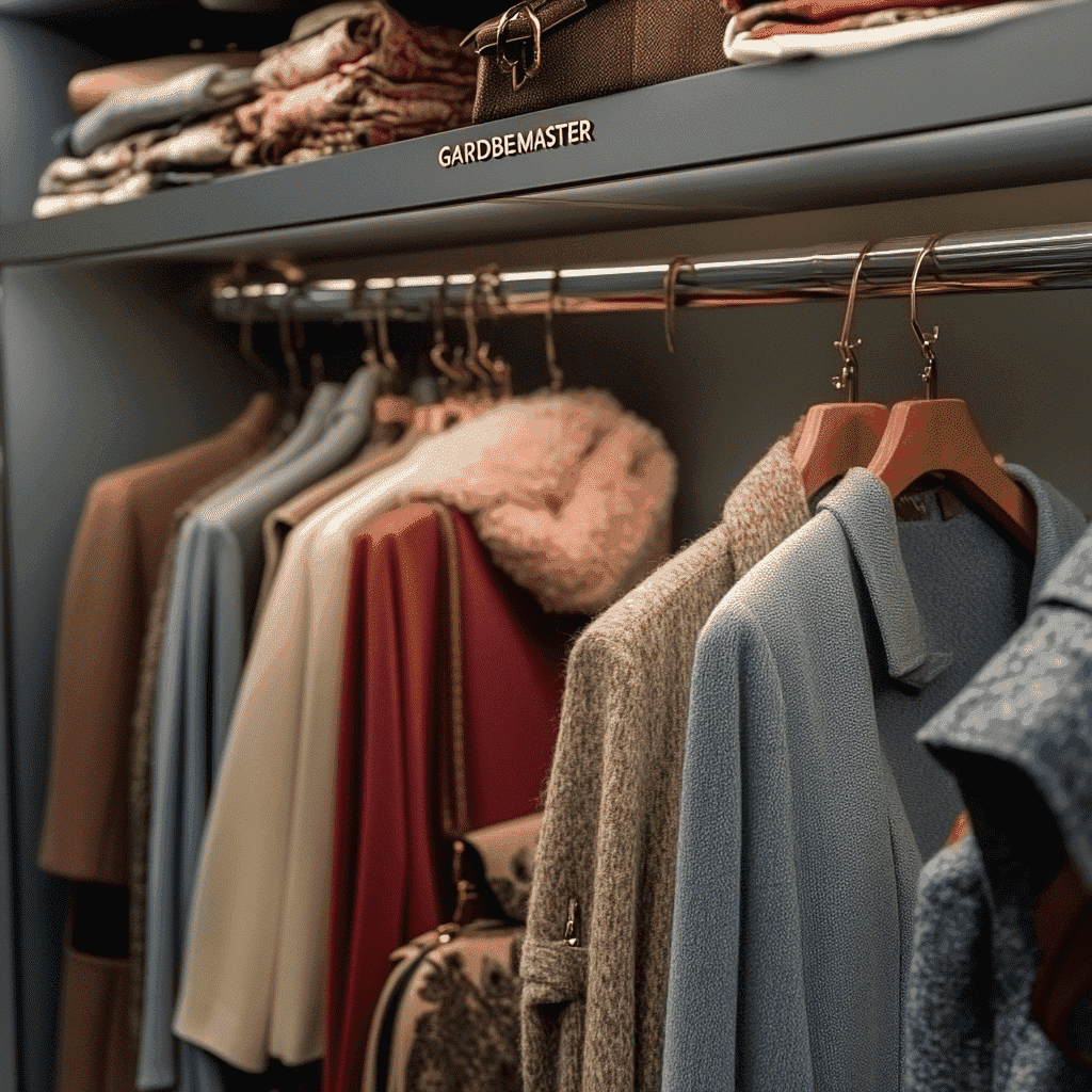 В гардеробной