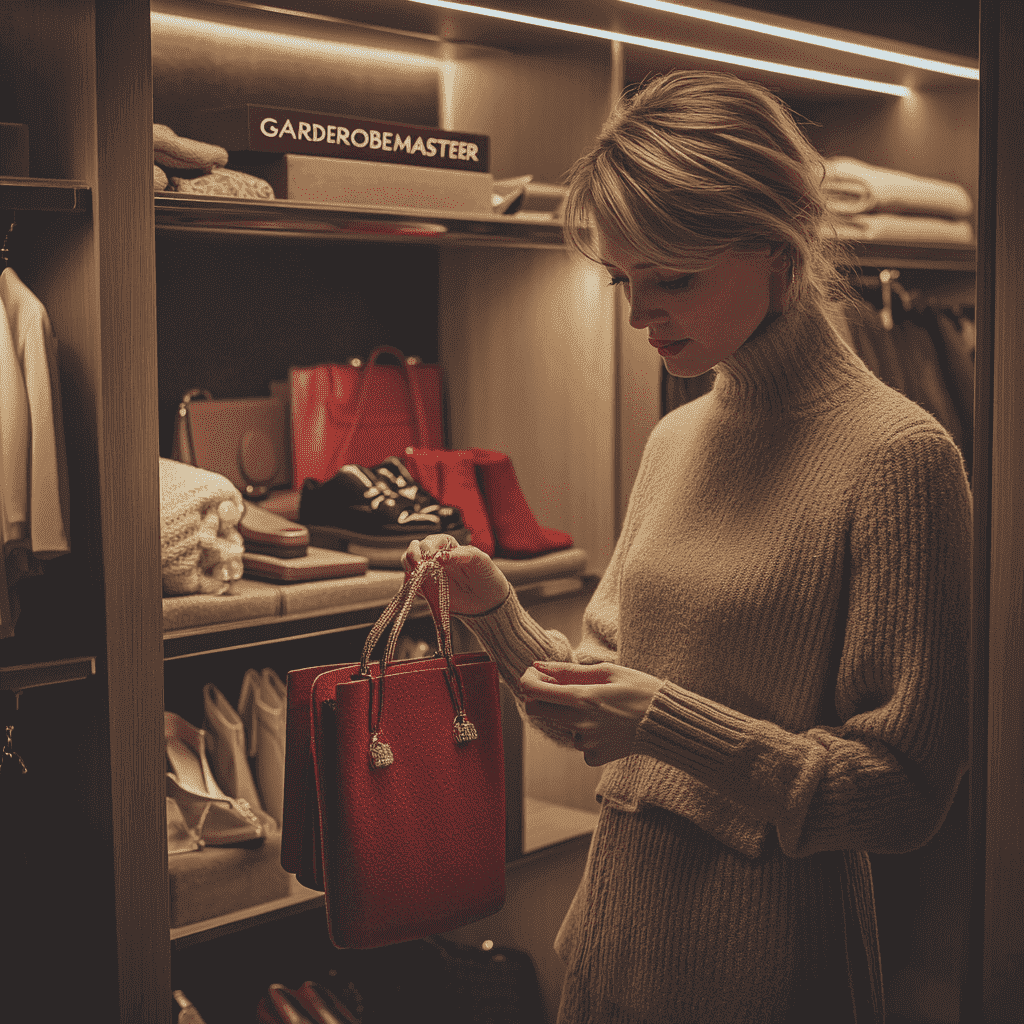 В гардеробной